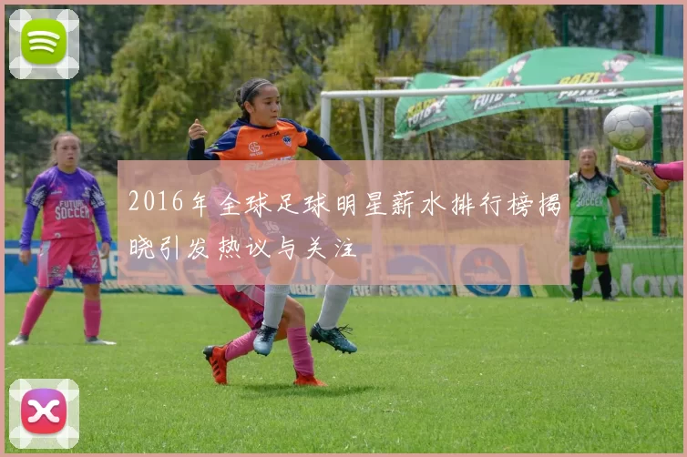 2016年全球足球明星薪水排行榜揭晓引发热议与关注